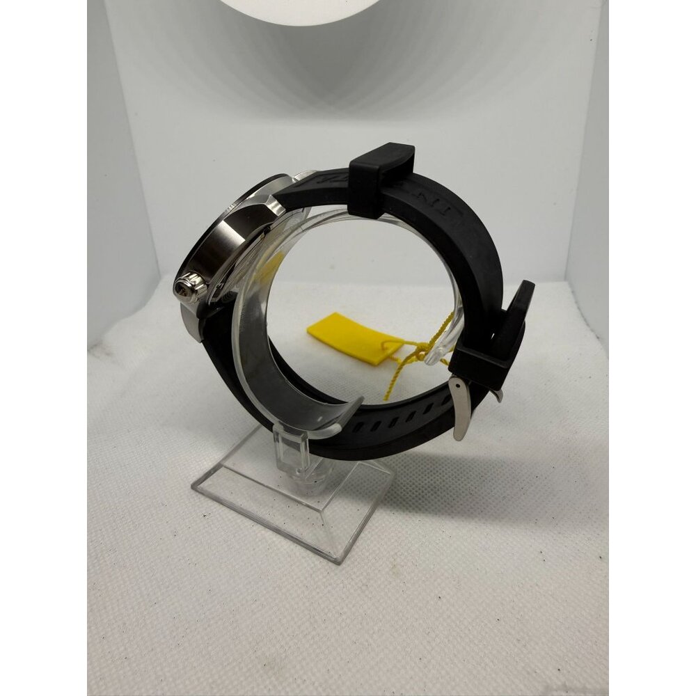 Invicta Mens Analog Watch With Black Silicone Strap & Stainless Steel Case - Picture 3 of 11